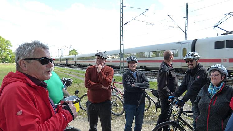 Fahrradtour zum Bahnausbau in Bamberg am 10. Mai 2019. Foto: Julian Megerle