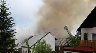 Großbrand im Kreis Erlangen-Höchstadt
