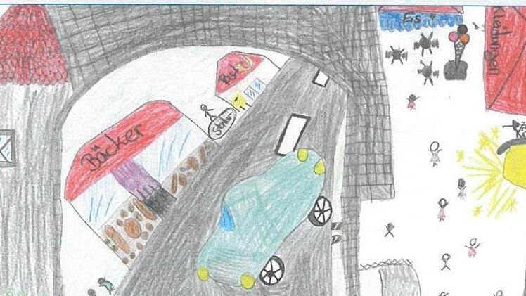 "Höchstadt" von Amy Pleier (11 Jahre, Klasse 4.1 Don-Bosco-Schule)