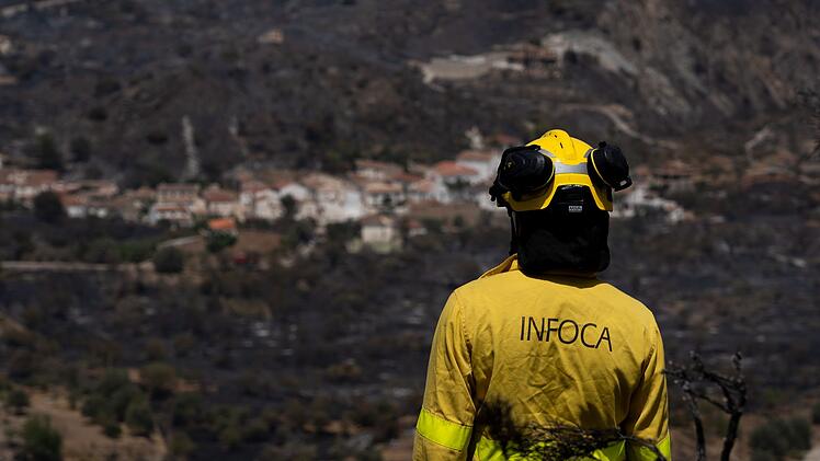 Waldbrand in Andalusien