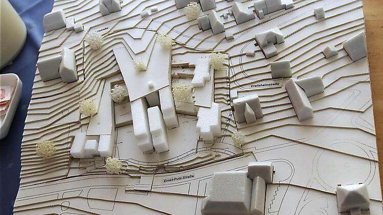 Das dreidimensionale Modell des Neubaus von Haus Waldenfels