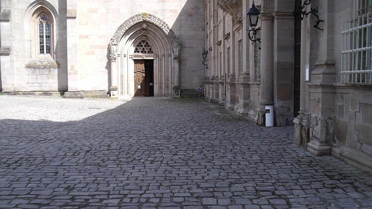 Der Bereich vor der ehemaligen Klosterkirche. Fotos: Anette Schreiber