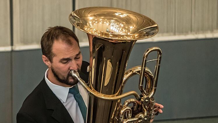 Das Philharmonische Blechbläserquintett des Landestheaters beeindruckte bei seinem Gastspiel im Landratsamt Coburg.Foto: Jochen Berger
