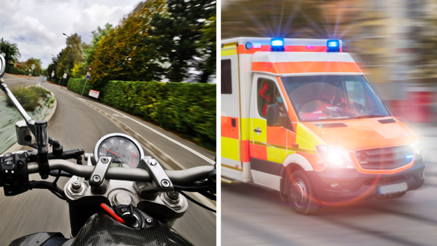 Motorradfahrer (34) schwer verletzt bei  Sturz im Kreis Ansbach- Schuld war eine Windb&ouml;e