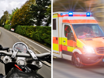 Motorradfahrer (59) überschlägt sich - eine Autofahrerin wird auch verletzt