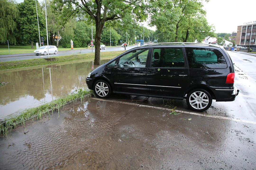 Unwetter: Überschwemmungen in Kulmbach und Kronach