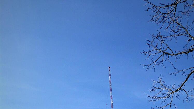 Der Mast fällt.Werner Reißaus