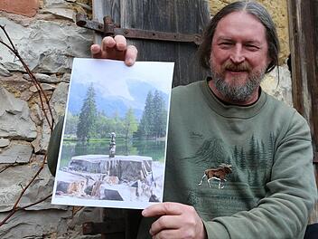 Nimmt sein Lieblingsbier aus Pretzfeld am liebsten mit in die Berge und macht tolle Fotos, um den Freunden daheim eine Freude zu machen: Edwin Pachali. Foto: Barbara Herbst