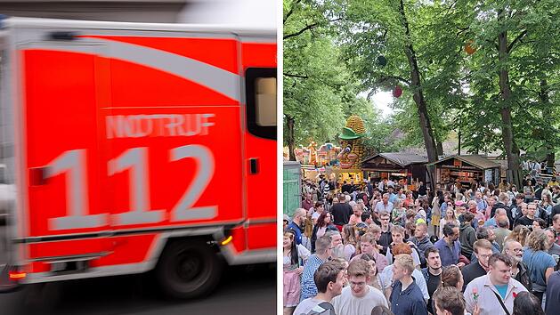 Gast von Erlanger Bergkirchweih in Lebensgefahr: Polizei schildert dramatischen Vorfall