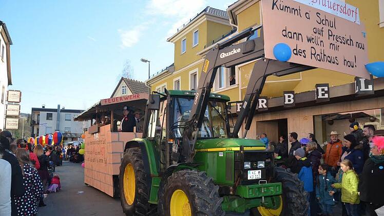 Faschingsumzug in Rothenkirchen. Foto: K.-H. Hofmann
