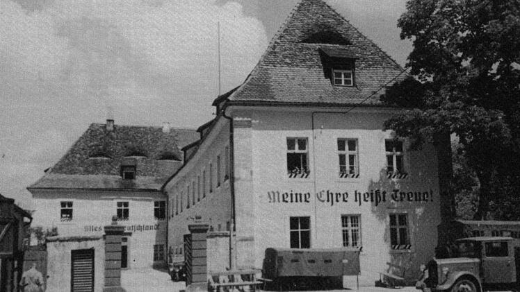 Das alte Waischenfelder Rentamt, heute der Standort der Grundschule, war damals zuerst Sitz der SS-Einheit, dann des "Ahnenerbes" und schließlich der Amerikaner. Das Foto stammt aus den 30er-Jahren. Foto: Archiv