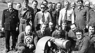 Leistungsprüfung der Gruppe I unter Gruppenführer Werner Paltian Anfang der 1970er Jahre.