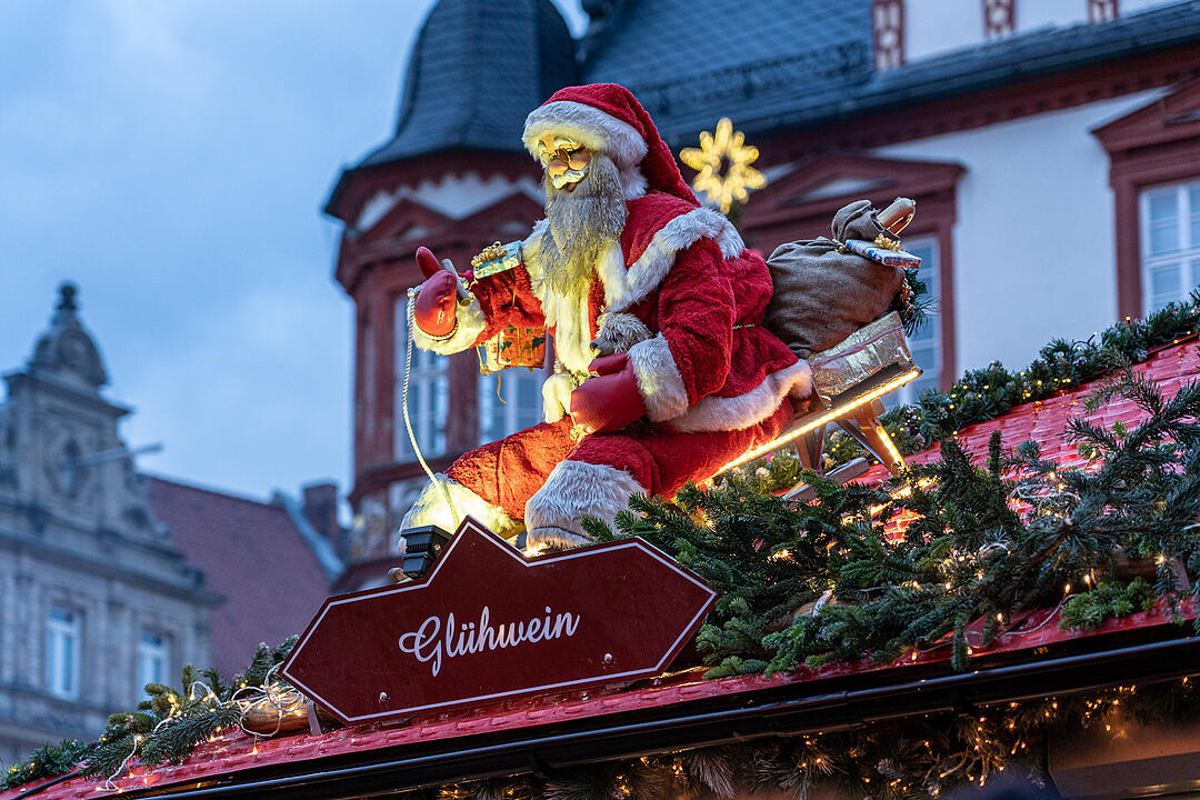 Zauberhafte Atmosphäre auf dem Marktplatz.