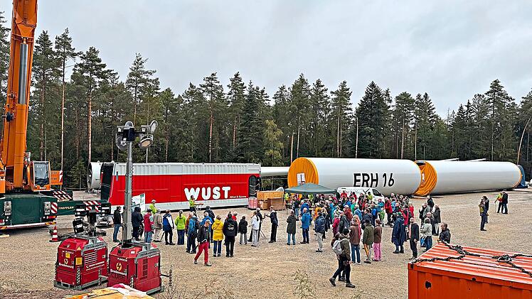 Die Baustellenbesichtigung in Weisendorf war gut besucht.