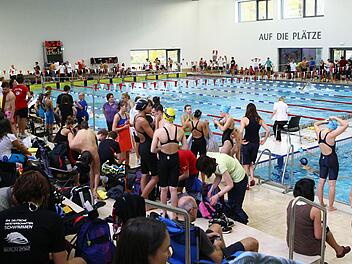Im Oktober richtete die SG Bamberg im Bambados die bayerischen Kurzbahnmeisterschaften im Schwimmen aus. Foto: Sportpress/Archiv