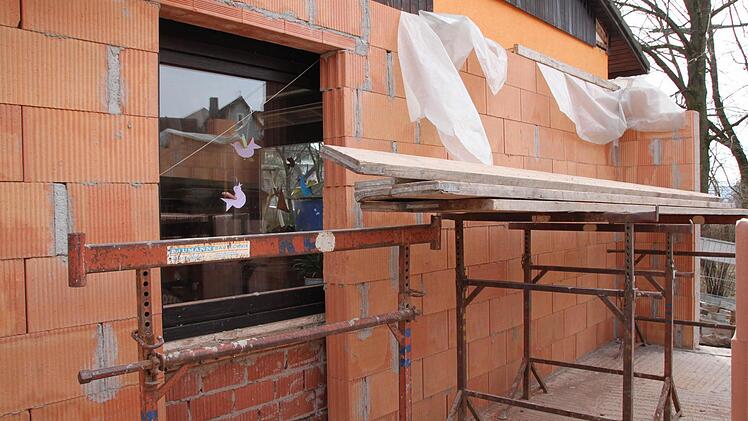 So sieht der Rohbau von "innen" aus.