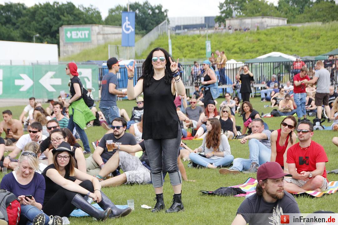Rock im Park 2016 - Das Festivalgelände am Samstag