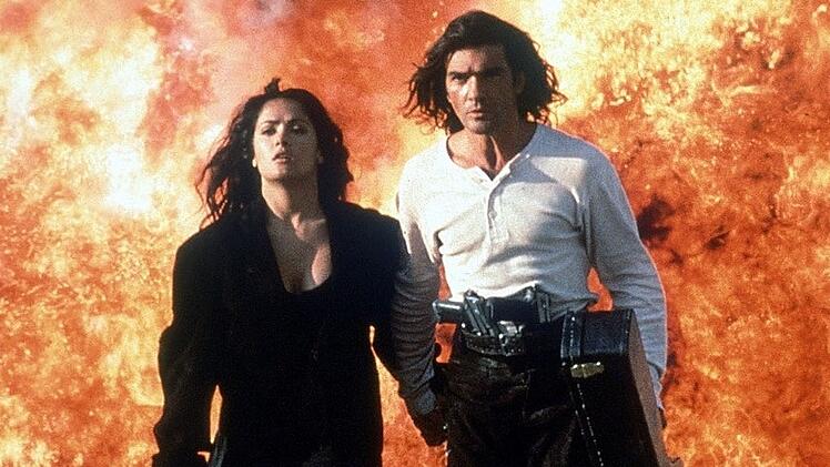 Der Durchbruch in Hollywood: In "Desperado" war Salma Hayek neben Antonio Banderas zu sehen.