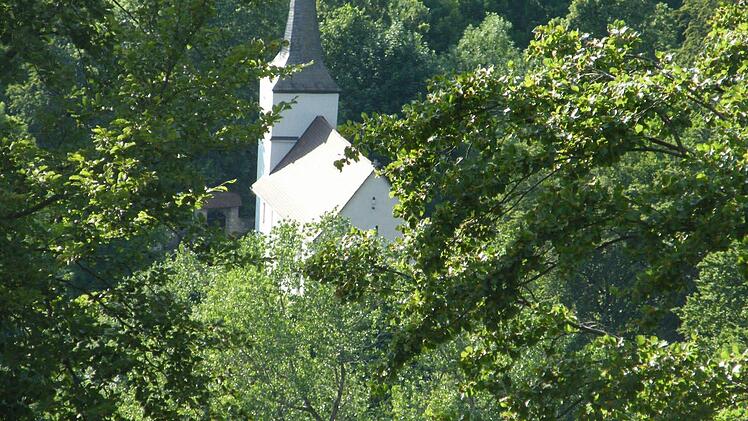 Der Blick auf die St.-Moritz-Kapelle ist vom Burgstein aus traumhaft.