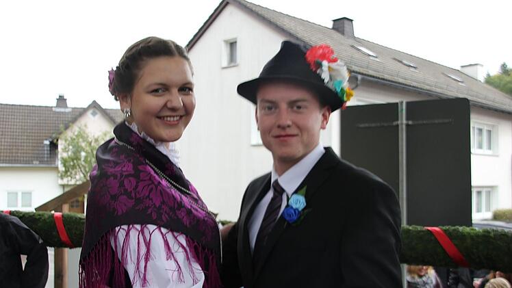 Die Trachtenkirchweih wird auch in Windheim von den jungen Leuten noch gefeiert. Veronika Schadeck