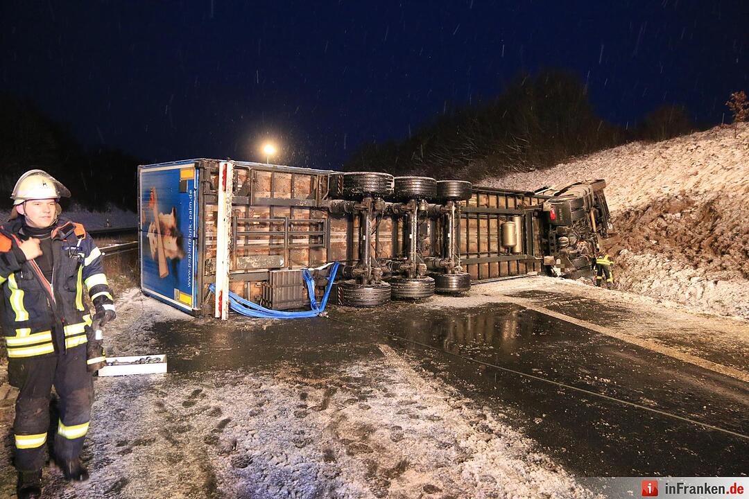 Unfall auf der A73 bei Hirschaid