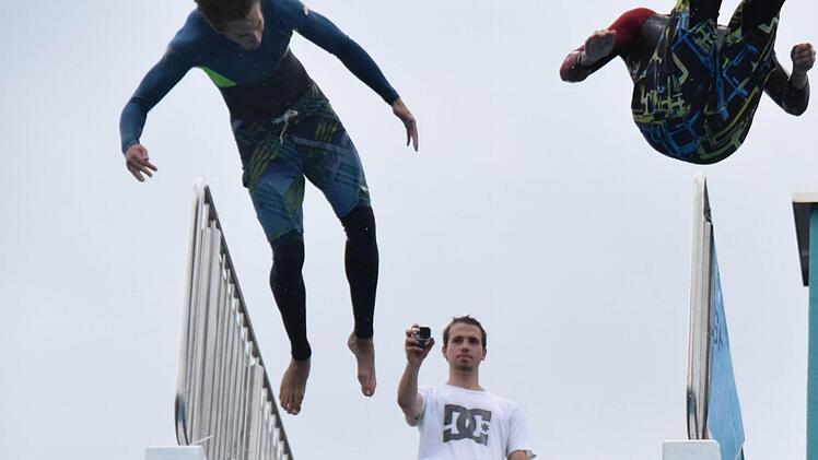 Wassertag beim Jugendfestival YouCo im Aquaria Freibad in CoburgFoto: Ronald Rinklef