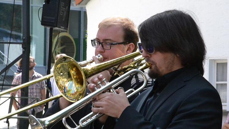 Impressionen vom Bläserkonzert im Mönchshof Foto: Uschi Prawitz