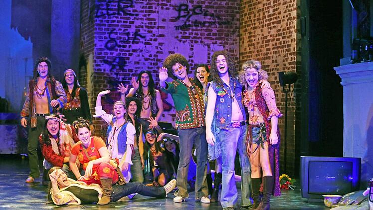 Hair" am Landestheater Coburg Foto: Henning Rosenbusch