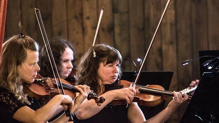 Unter der Leitung von Norbert Luche gestaltete der Musizierkreis Neustadt eine Kaffeehausmusik in Meilschnitz.Foto: Jochen Berger