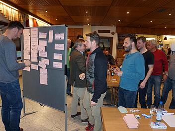 Die Bevölkerung Kothens war aufgerufen, sich in einem Workshop über die  Zukunft ihres Orts Gedanken zu machen. Foto:  Marion Eckert
