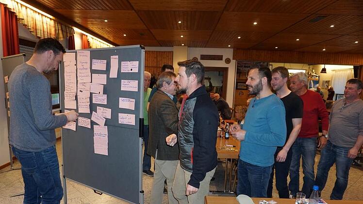 Die Bevölkerung Kothens war aufgerufen, sich in einem Workshop über die  Zukunft ihres Orts Gedanken zu machen. Foto:  Marion Eckert