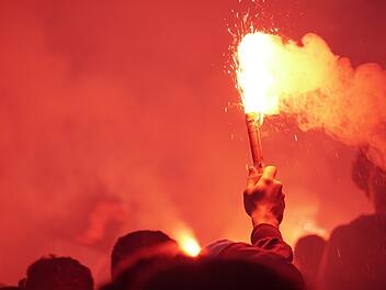 Symbolbild: Bengalisches Feuer