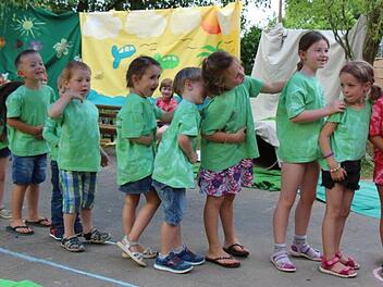 Die Kinder begeisterten mit ihrer Aufführung.  Foto: Carolin Sattes