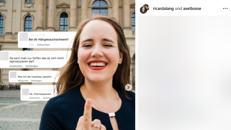 Ricarda Lang kontert Hatern mit unmissverständlichem Foto