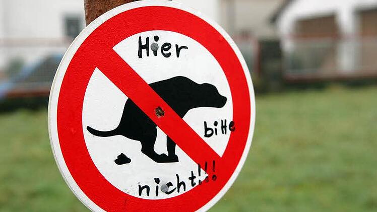Auch in Zeyern gibt es Ärger mit dem Kot.  Foto: Matthias Hoch