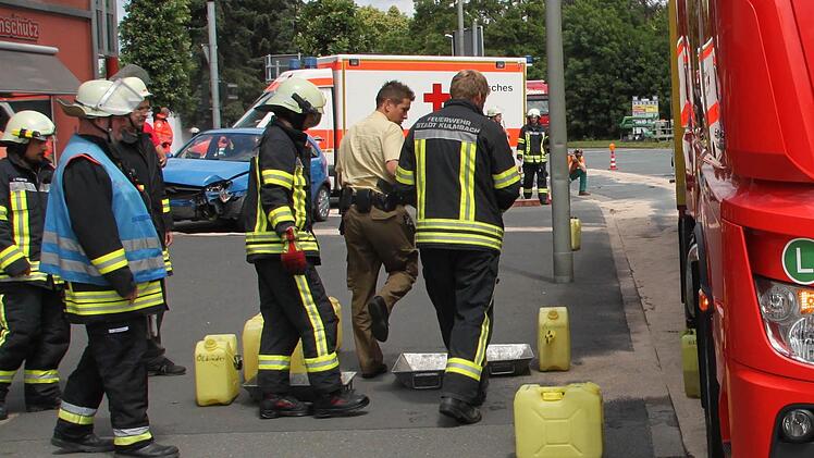Die Kulmbacher Feuerwehr ...