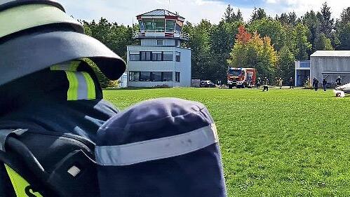 Auf dem Verkehrslandeplatz war im April 2021 ein Ultra-Leicht-Flugzeug abgest&uuml;rzt.