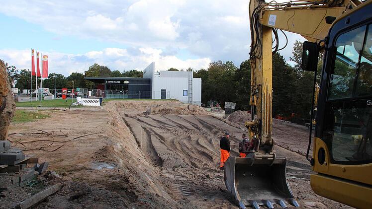 Das alte Motel ist abgerissen, hier wird der Neubau entstehen. Foto: Andreas Dorsch