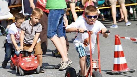 Bei dem Spielangebot auf dem Familientag in Lahm kam keine Langeweile auf.