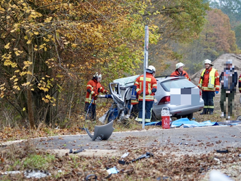 Tödlicher Unfall: Auto kollidiert mit Baum Tödlicher Unfall: Auto kollidiert mit Baum
