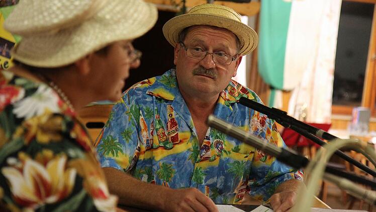 Den krönenden Abschluss der Veranstaltung bildete der Sketch, in dem Monika Kregler und Alfons  Fröhling brillierten.