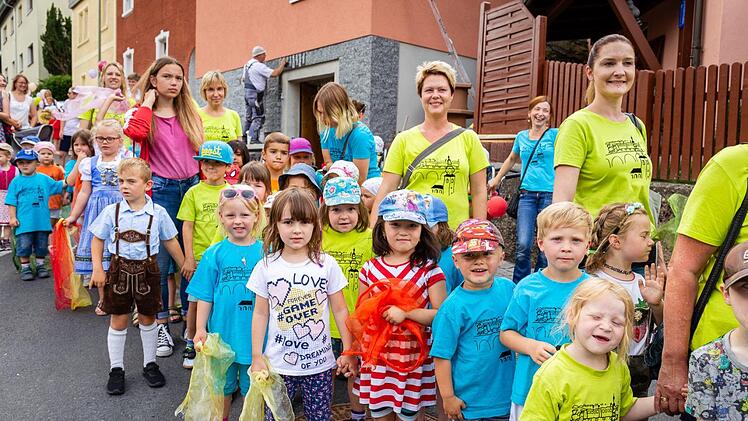 Die Kinder warten auf den Start.Florian Bauer