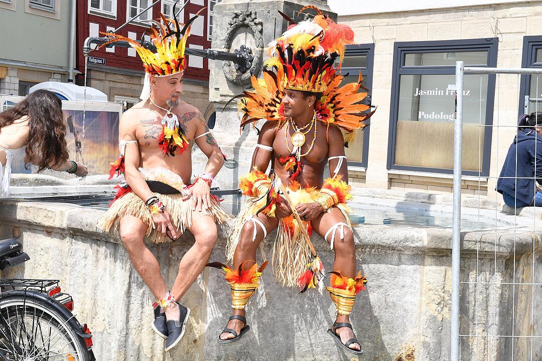 Umzug beim Samba-Festival in Coburg