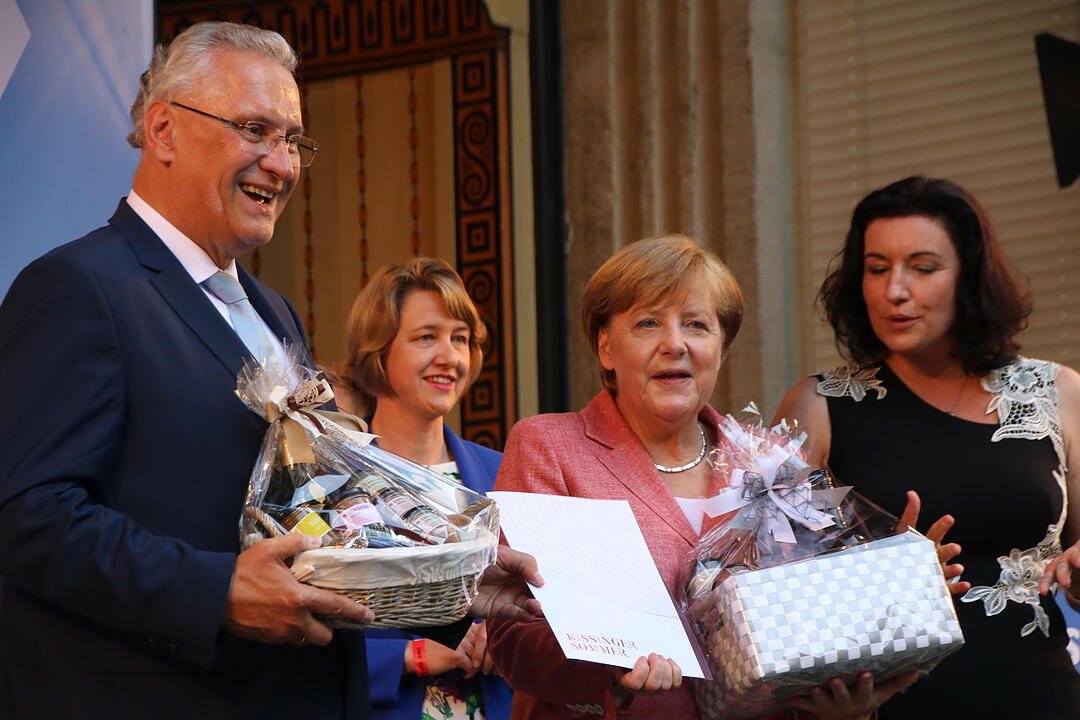 Angela Merkel zu Besuch in Bad Kissingen
