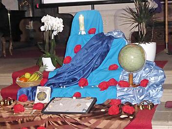 Im Zeichen von Vanuatu stand der Weltgebetstag - hier in der Kirche in Kirchehrenbach.