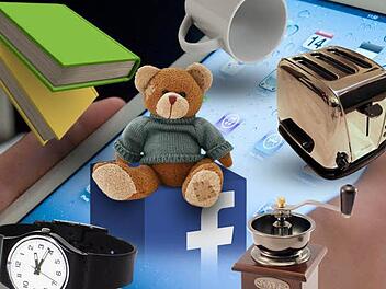 Bei der Facebook-Gruppe "Biete & Suche (Raum Kronach, Coburg, Lichtenfels)" wird fast alles verkauft, gekauft und getauscht.. Fotos: dpa, Fotomontage: Michael Beetz (ft)