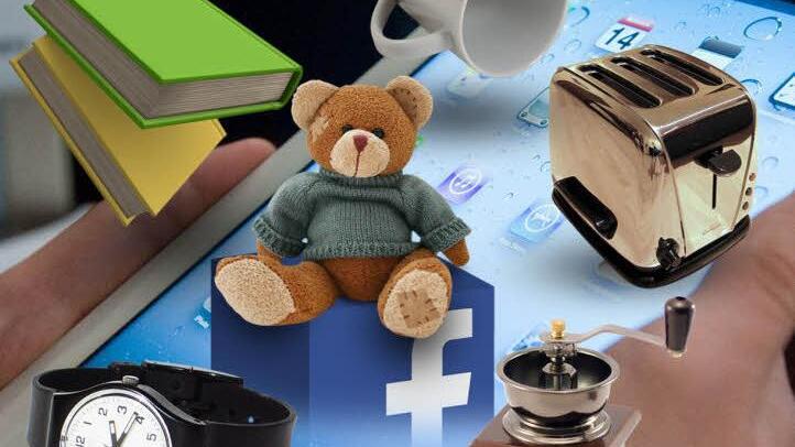 Bei der Facebook-Gruppe "Biete & Suche (Raum Kronach, Coburg, Lichtenfels)" wird fast alles verkauft, gekauft und getauscht.. Fotos: dpa, Fotomontage: Michael Beetz (ft)
