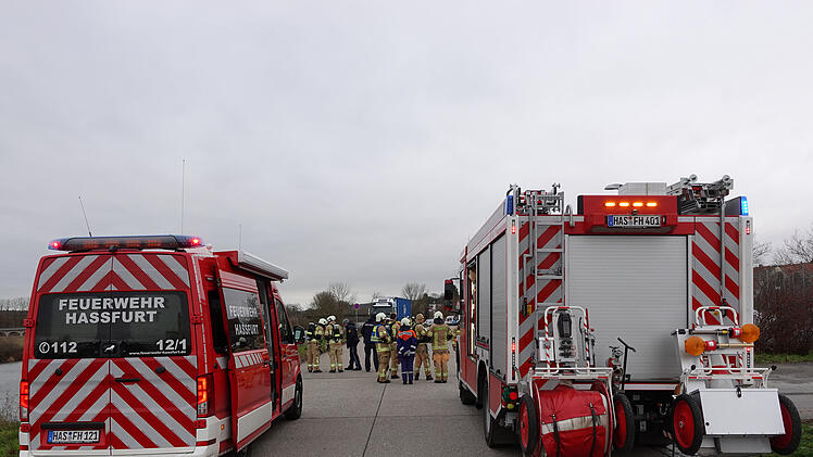 Gasaustritt Haßfurter Hafen