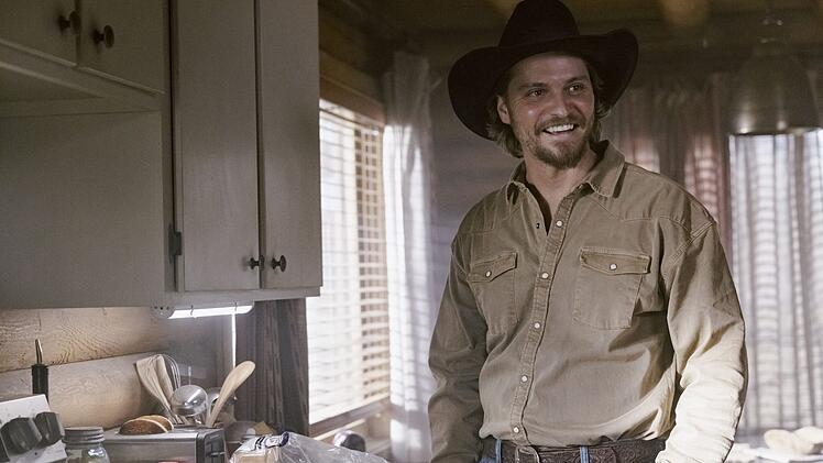 Sieht man viel zu selten l&auml;cheln: Kayce Dutton (Luke Grimes).