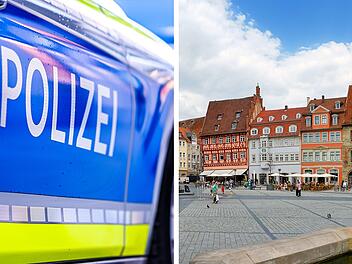 Coburg: Furchteinfl&ouml;&szlig;ender Mann randaliert in Innenstadt - Polizeieinsatz